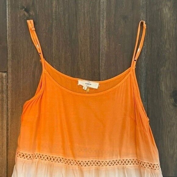 Entro Tie Dye Ruffle Tank Top S - Picture 3 of 4